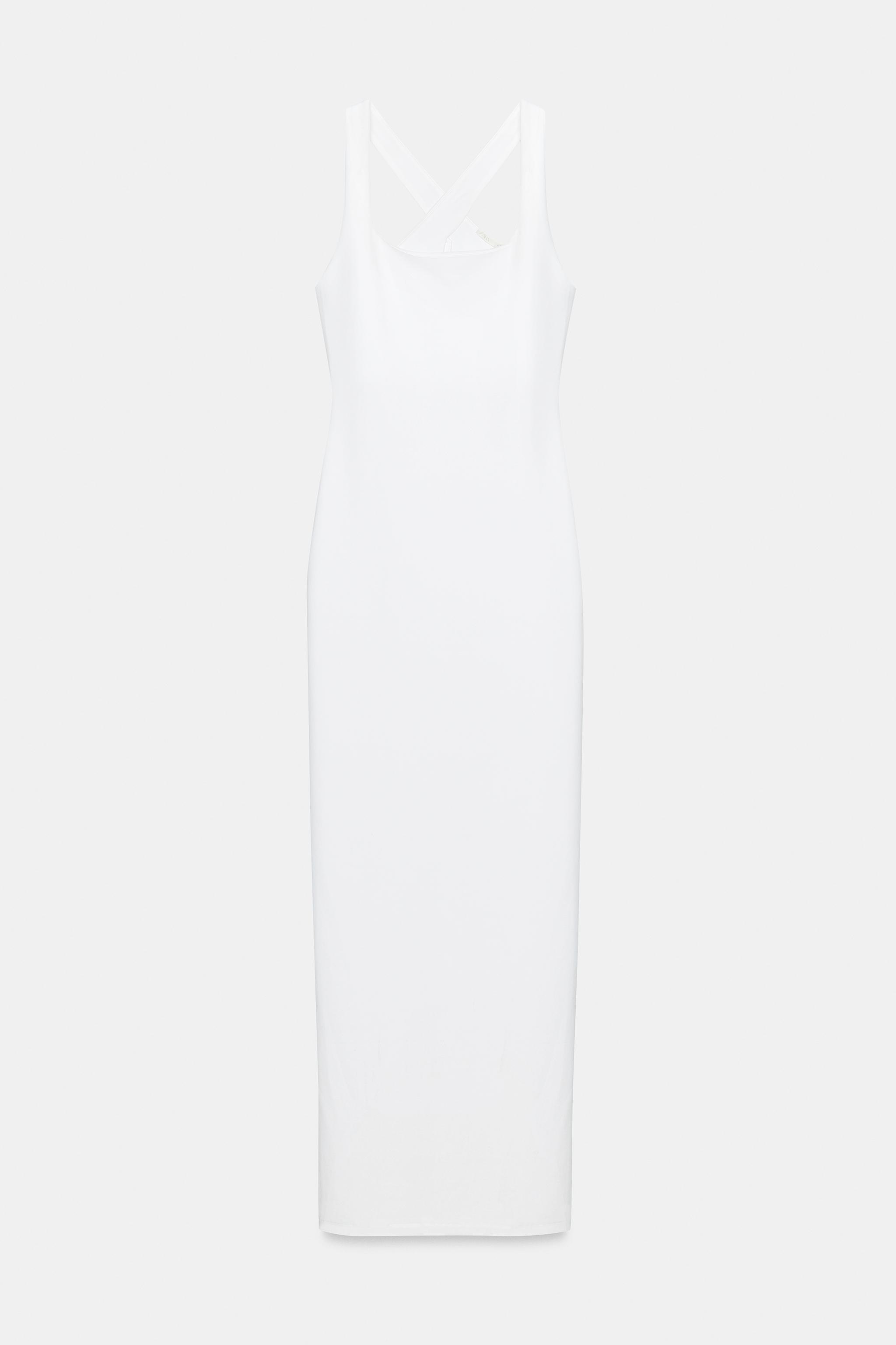 LONG POLYAMIDE BLEND DRESS